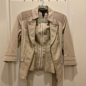 White House Black Market Motorbike Inspired Jacket Blazer